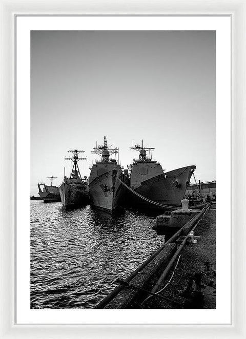 4 Ships - Framed Print