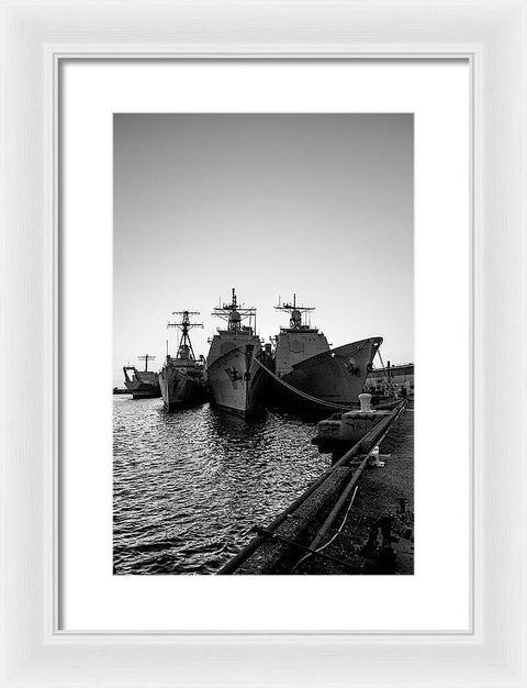 4 Ships - Framed Print