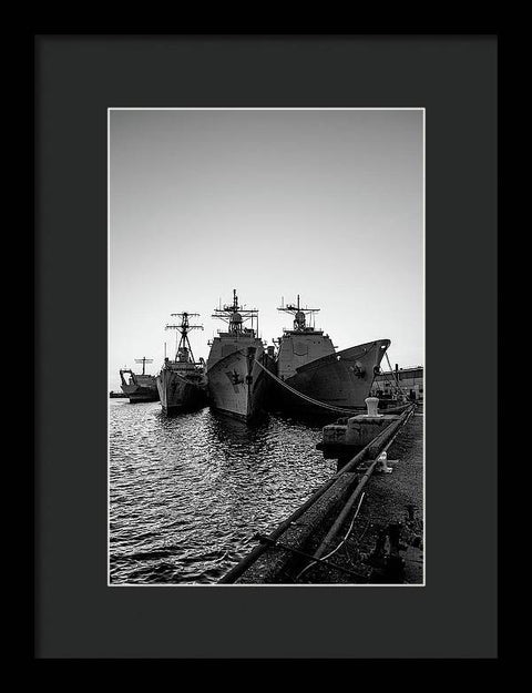 4 Ships - Framed Print