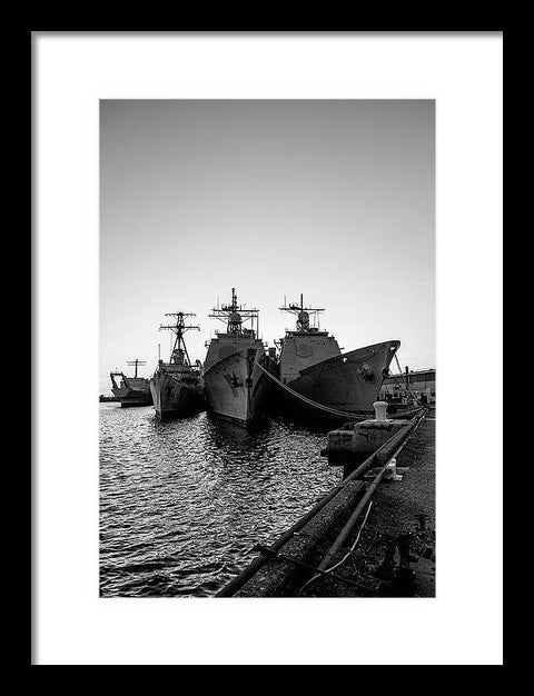 4 Ships - Framed Print