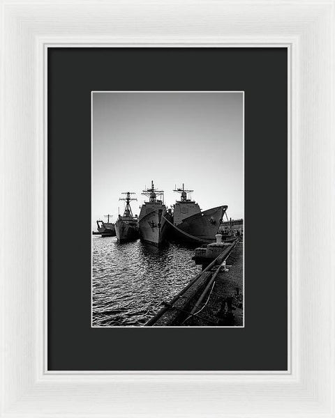 4 Ships - Framed Print