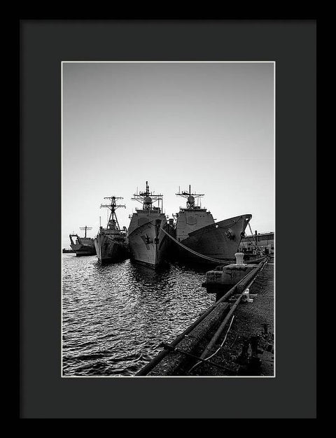 4 Ships - Framed Print