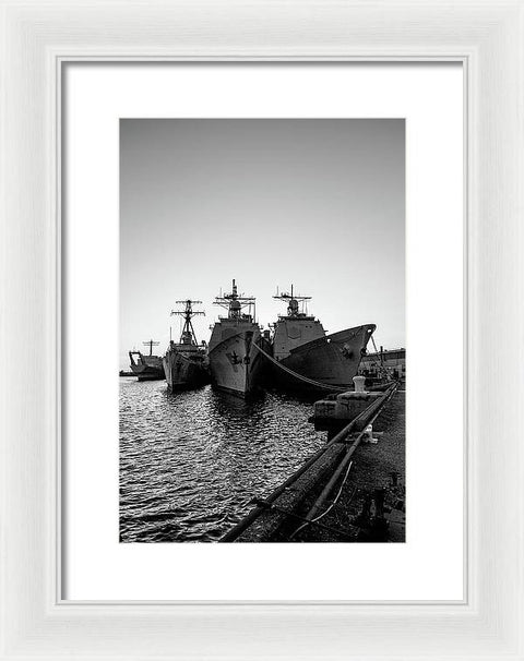 4 Ships - Framed Print