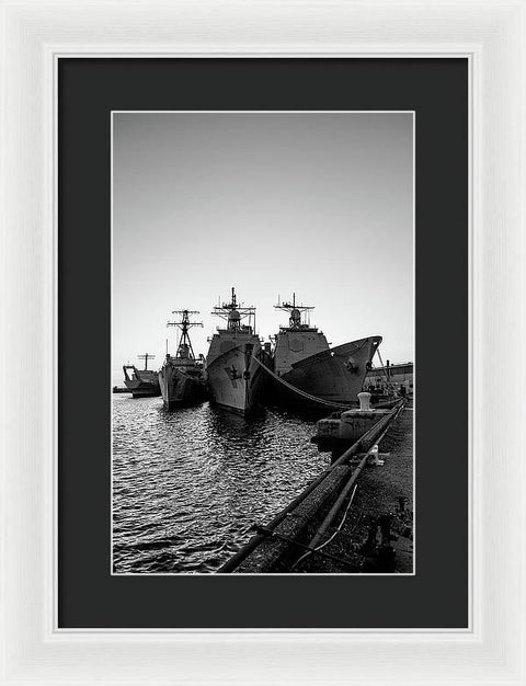 4 Ships - Framed Print