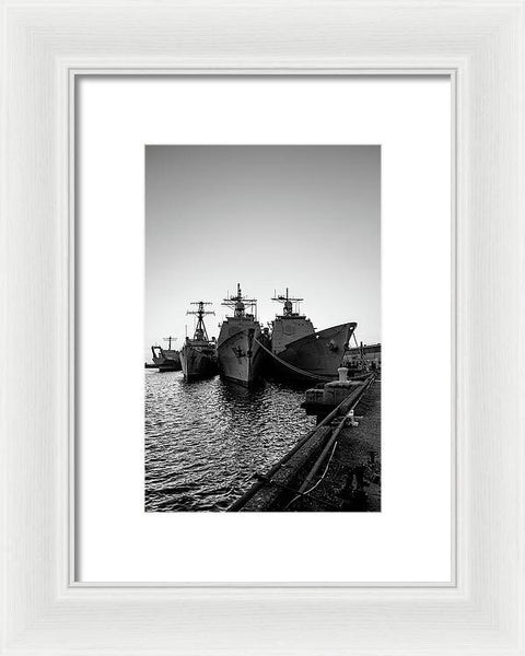 4 Ships - Framed Print