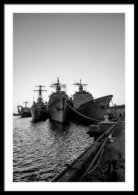 4 Ships - Framed Print