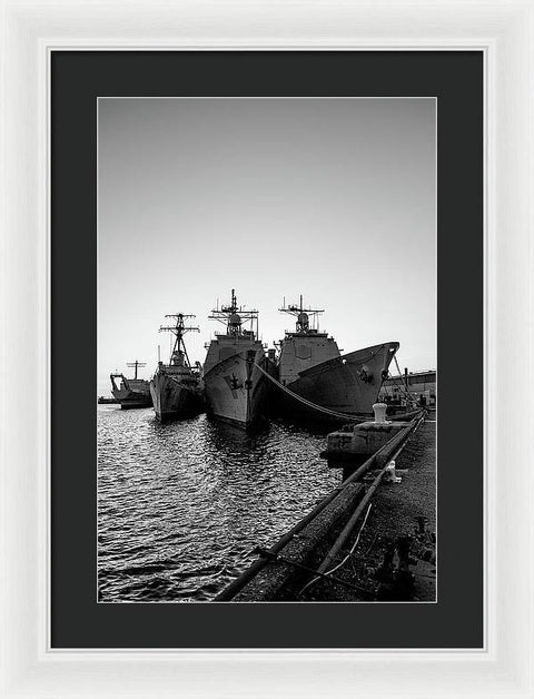 4 Ships - Framed Print