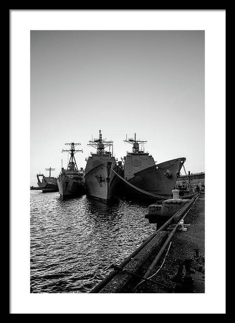 4 Ships - Framed Print