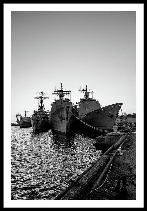 4 Ships - Framed Print