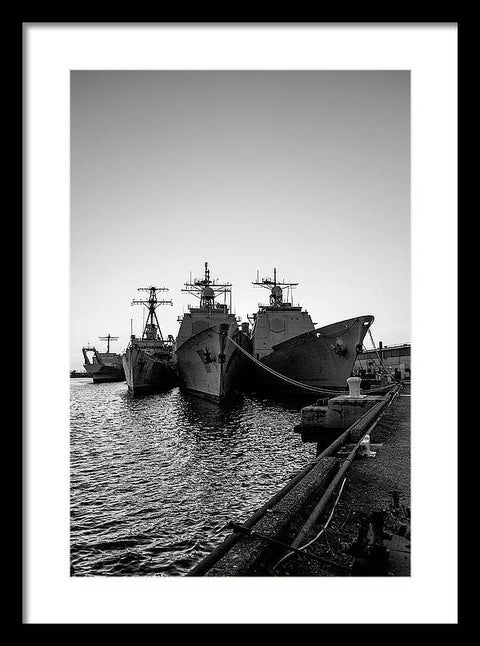 4 Ships - Framed Print