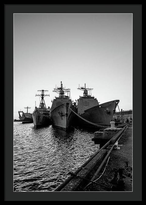 4 Ships - Framed Print