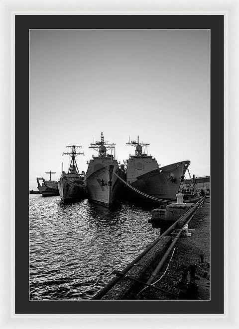 4 Ships - Framed Print