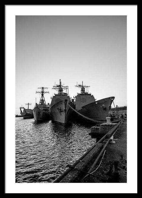 4 Ships - Framed Print