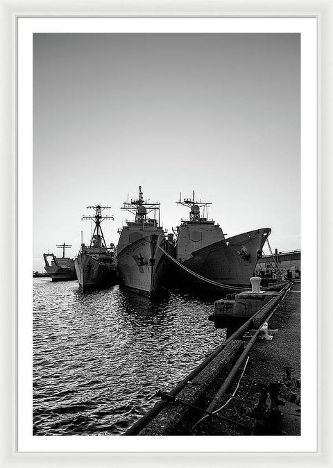 4 Ships - Framed Print