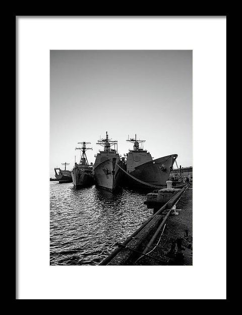 4 Ships - Framed Print