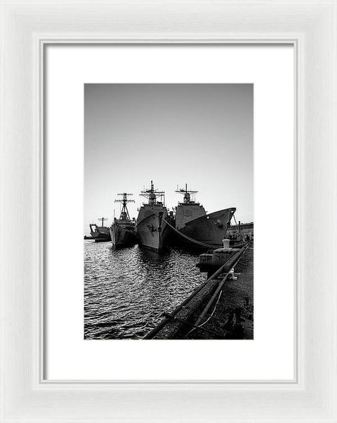 4 Ships - Framed Print