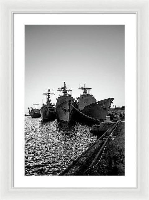 4 Ships - Framed Print