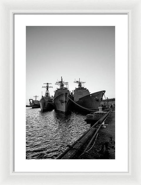 4 Ships - Framed Print