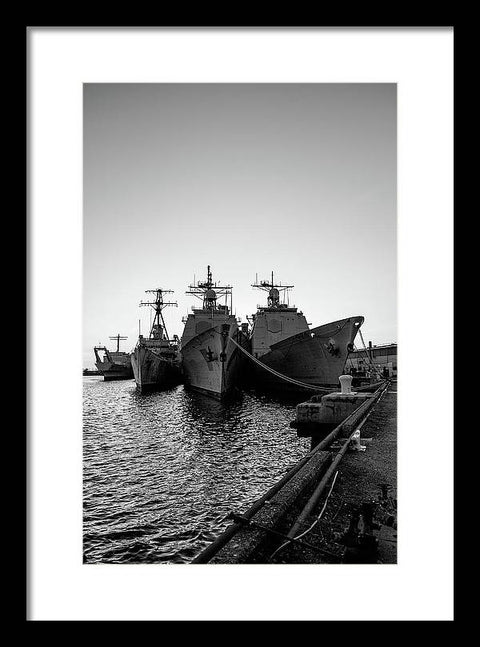 4 Ships - Framed Print