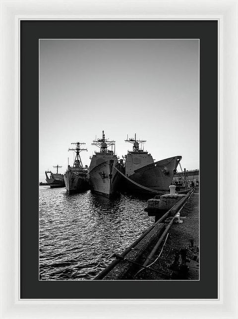 4 Ships - Framed Print