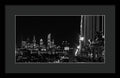 Ben Franklin Bridge At Night - Framed Print