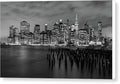 NYC Skyline From Brooklyn - Canvas Print