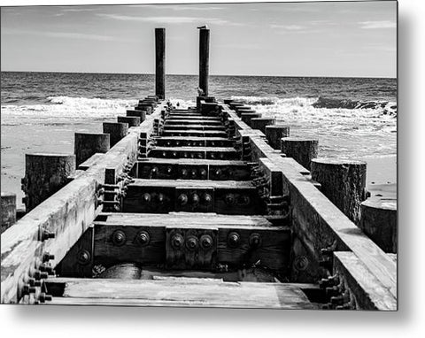 On The Beach 3 - Metal Print