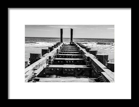 On The Beach 3 - Framed Print