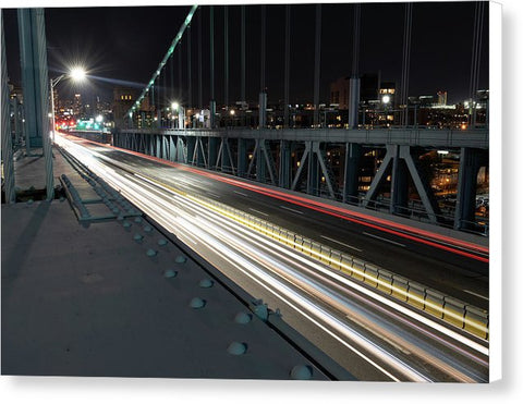 Philadelphia Ben Franklin Bridge LR1 - Canvas Print