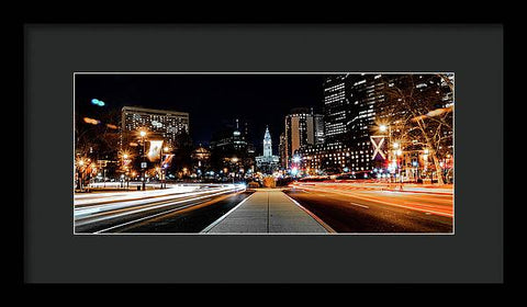 Philadelphia City Hall Parkway - Framed Print