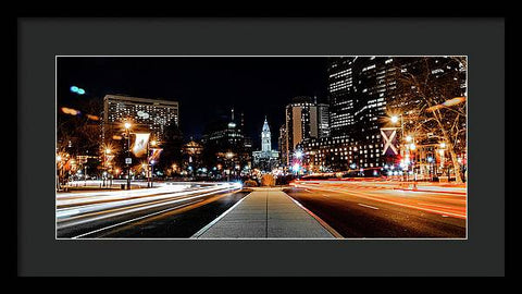 Philadelphia City Hall Parkway - Framed Print