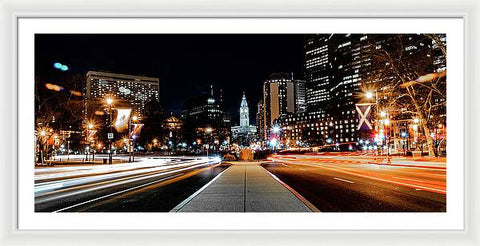 Philadelphia City Hall Parkway - Framed Print