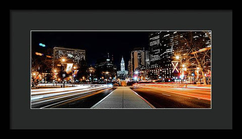 Philadelphia City Hall Parkway - Framed Print