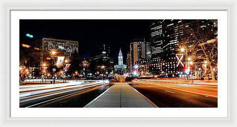 Philadelphia City Hall Parkway - Framed Print