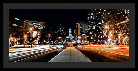 Philadelphia City Hall Parkway - Framed Print