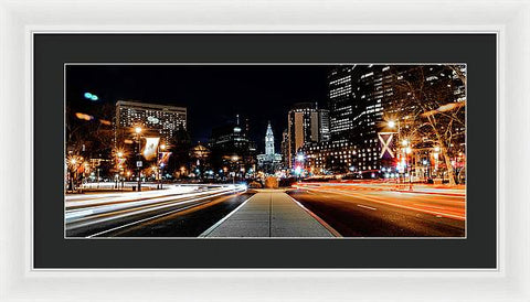 Philadelphia City Hall Parkway - Framed Print