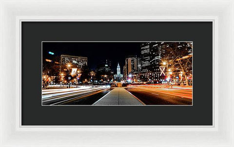 Philadelphia City Hall Parkway - Framed Print