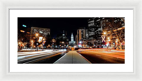 Philadelphia City Hall Parkway - Framed Print