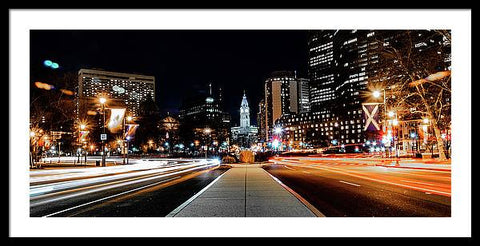 Philadelphia City Hall Parkway - Framed Print