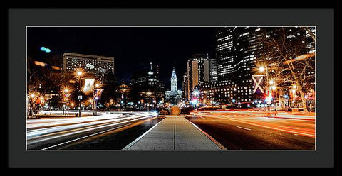 Philadelphia City Hall Parkway - Framed Print