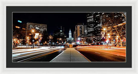 Philadelphia City Hall Parkway - Framed Print