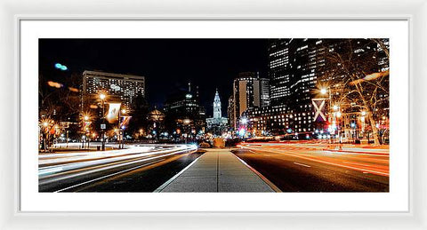 Philadelphia City Hall Parkway - Framed Print