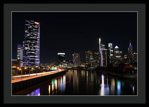 Philadelphia South Street Bridge - Framed Print