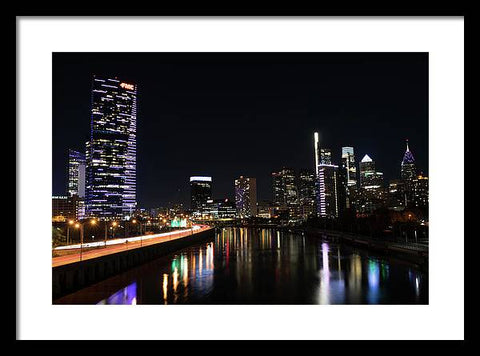 Philadelphia South Street Bridge - Framed Print